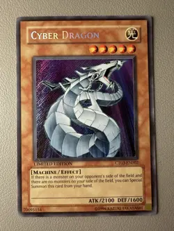 Cyber Dragon Secret Rare Limited Edition CT03-EN002 Yu-Gi-Oh! MINT CONDITION - Image 1