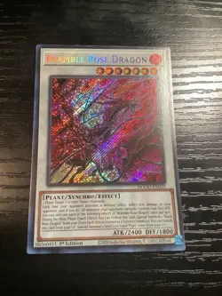 Yugioh Bramble Rose Dragon DOOD-EN039 Secret Rare 1st Ed Near Mint - Image 1