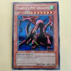 Harpie's Pet Dragon (Forbidden Memories) FMR-002 Yu-Gi-Oh! Video Game LP - Image 1