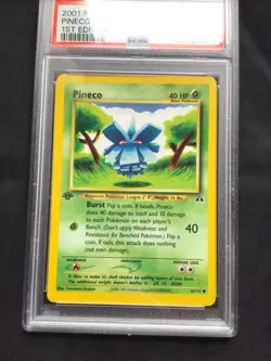Pokemon Cards: 1st Edition Neo Discovery Common: Pineco 61/75: PSA 9 - Image 2
