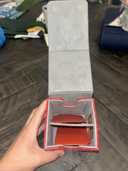 New Pokemon Card Trading Storage Box Carry Case Cube Pokeball Design Vinyl Feel - Image 5