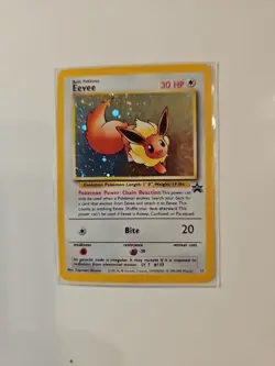 Pokemon TCG Eevee Holo Rare Card! Black Star Promo - Image 1