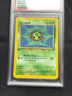 Pokemon Cards: 1st Edition Neo Discovery Common: Spinarak 64/75: PSA 9 - Image 2
