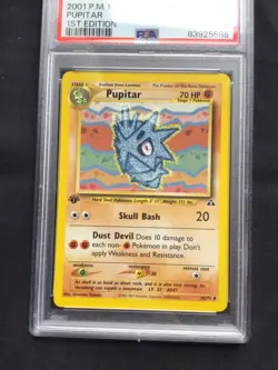 Pokemon Cards: 1st Edition Neo Discovery Uncommon: Pupitar 45/75: PSA 9 - Image 2