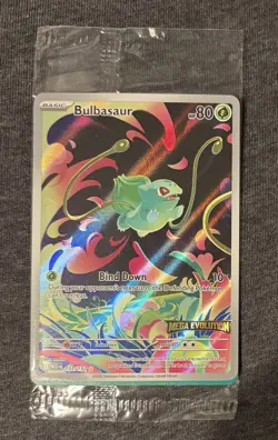 Bulbasaur Stamped Promo Card 133/132 Pokemon TCG Mega Evolution Near Mint Sealed - Image 1