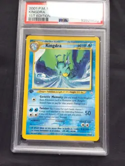 Pokemon Cards: 1st Edition Neo Revelation Rare: Kingdra 19/64: PSA 9 - Image 2