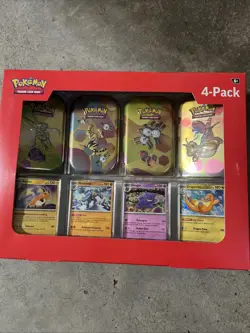 Pokemon Scarlet & Violet Mini Tins 151-Pack with 4 Promo Cards - Image 1