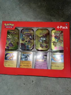Pokemon Scarlet & Violet Mini Tins 151-Pack with 4 Promo Cards - Image 2
