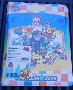 NEW 2025 Pokemon Center World Championships Anaheim Exclusive Tcg Card Binder - Image 1