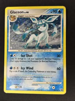 Glaceon 20/100 - Diamond Pearl Majestic Dawn Holo Cosmos Rare Pokemon Card - MP - Image 2