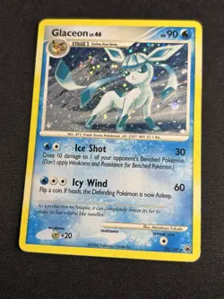 Glaceon 20/100 - Diamond Pearl Majestic Dawn Holo Cosmos Rare Pokemon Card - MP - Image 3