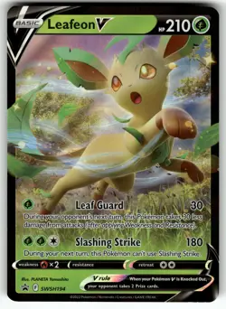 Leafeon V SWSH194 SWSH: Sword & Shield Promo Cards NM Pokemon Card TCG - Image 1