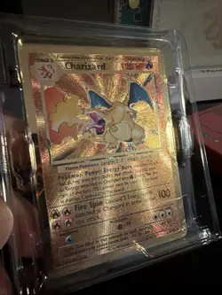 Pokemon Celebrations Gold Metal Charizard Card 4/102 Ultra Premium - Image 3