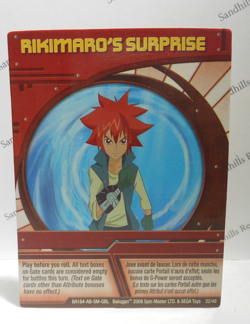 Bakugan Card - Rikimaro's Surprise - Red Ability Card - BA164 - 32/48 - 2008 - Image 1