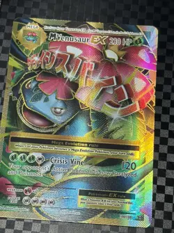 Pokemon Card - M Venusaur EX 100/108 (Full Art) XY Evolutions Ultra Rare Holo - Image 1