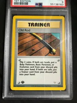 Pokemon Cards: 1st Edition Neo Revelation Common: Old Rod 64/64: PSA 9 - Image 2