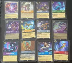 Disney Lorcana Cards Lot (some Foils) Never Played Sole Owner - Image 1