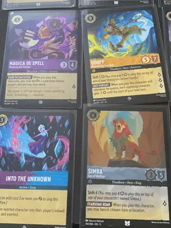 Disney Lorcana Cards Lot (some Foils) Never Played Sole Owner - Image 3