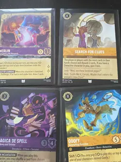 Disney Lorcana Cards Lot (some Foils) Never Played Sole Owner - Image 4