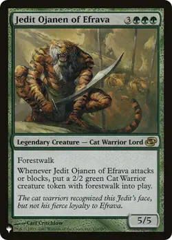 Magic The Gathering MTG JEDIT OJANEN OF EFRAVA The List NM Near Mint - Image 1