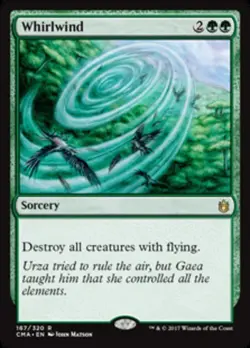 1 x Whirlwind - Commander Anthology - Light Play - MTG - Image 1