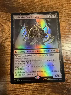 MTG Magic The Gathering Avatar Koh the Face Stealer Mythic Foil! - Image 1