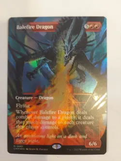 Balefire Dragon (Borderless) Commander Masters Foil - Image 1