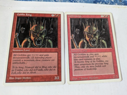 2 Goblin King MTG NM Free shipping with tracking - Image 1