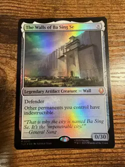 MTG Magic The Gathering Avatar The Walls of Ba Sing Se Mythic Foil! - Image 1