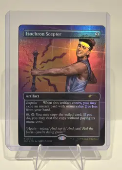 1x FOIL Isochron Scepter MTG Encyclopedia Of Magic Secret Lair NM - Image 1