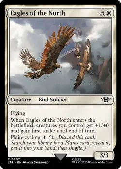 EAGLES OF THE NORTH x4 mtg NM-M Lord of The Rings 4 Common - Image 1
