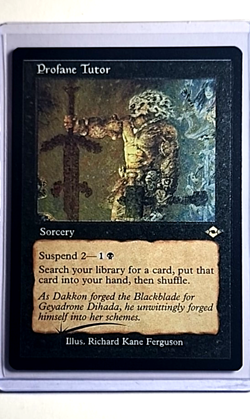 2021 MTG Magic the Gathering Modern Horizons 2 MH2 Retro Foil #97 Profane Tutor - Image 1