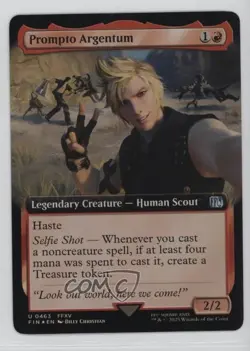 Prompto Argentum (Extended) Foil Magic: Universes Beyond: Final Fantasy FIN - Image 1