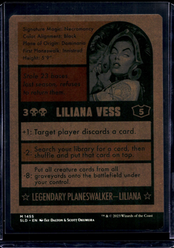 2023 MTG Magic The Gathering SLD Secret Lair Drop Baseball #1455 Liliana Vess - Image 2