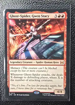 MTG - SPE - Ghost-Spider, Gwen Stacy #0014 - Near Mint Regular - Image 1