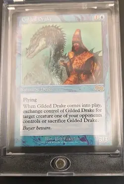 Gilded Drake Urza's Saga MTG Regular Lightly Played - Image 3
