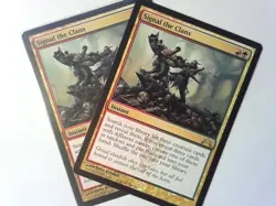 2x Signal the Clans Gatecrash - Magic the Gathering Mtg - Multi - Image 1