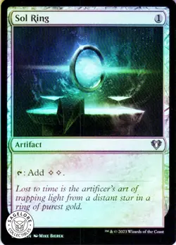 MTG Sol Ring (410) | NM Foil | Commander Masters {CMM} - Image 1
