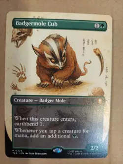 Badgermole Cub M Borderless Foil #326 | TLA Avatar: The Last Airbender | MTG - Image 1
