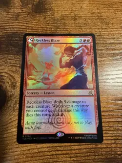 MTG Magic The Gathering Avatar Reckless Blaze Eternal-Legal Foil! - Image 1