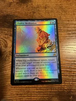 MTG Magic The Gathering Avatar Chakra Meditation Eternal-Legal Foil! - Image 1