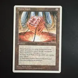 Magic The Gathering Mana Vault Fourth Edition Lightly Played LP MTG - Image 1