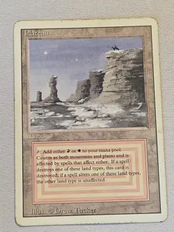 Plateau - Revised Edition - Dual Land - Vintage MTG - HP - Image 1