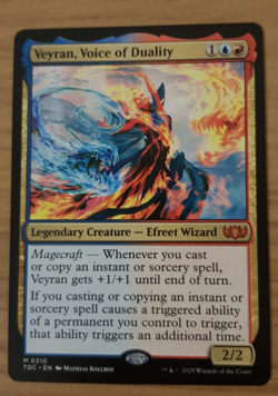Veyran, Voice of Duality MTG NM Regular Commander Tarkir Dragonstorm Magic - Image 1