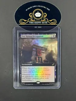 MTG Fire Nation Occupation (Extended Foil) #187 Avatar Eternal Legal - Image 1