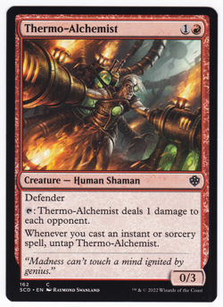 MTG Commander Starter 2022 C Thermo-Alchemist #162 PLAYSET 4x x4 - Image 1