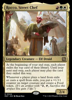 MTG MOM Aftermath *FOIL* R Rocco Street Chef #0044 - Image 1