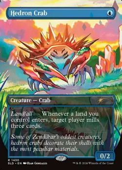 1x Hedron Crab - Rainbow Foil - MTG Secret Lair - NM-Mint, English - Image 1