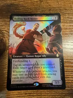 MTG Magic The Gathering Avatar Boiling Rock Rioter Extended Art Foil - Image 1