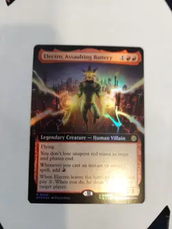 Electro, Assaulting Battery (Extended Art) Marvel's Spider-Man Foil - Image 2
